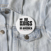 No Kings in Americaアンチトランプ米国愛国者 缶バッジ (インサイチュ)