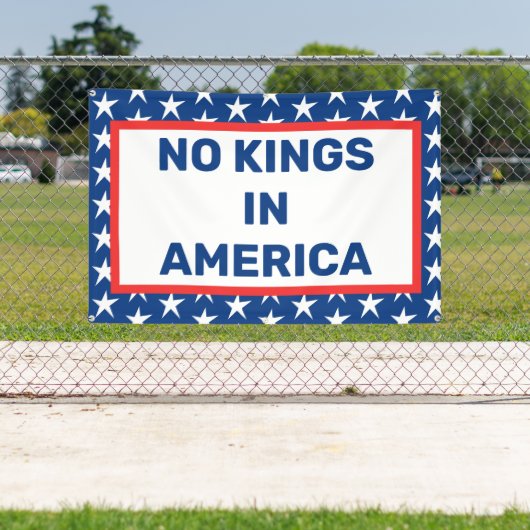 No Kings In Americaバナー 横断幕 (インサイチュ)