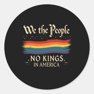 No Kings In America私たち人々男性の女性1 ラウンドシール