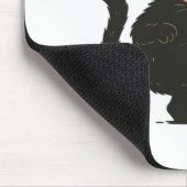 No Kings In America黒猫おもしろい政治ミーム マウスパッド (コーナー)