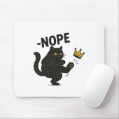 No Kings In America黒猫おもしろい政治ミーム マウスパッド (マウス)