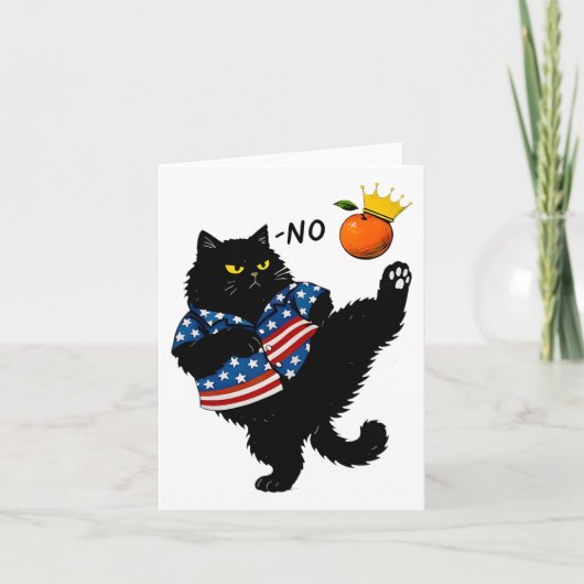 No Kings In America黒猫We The People カード (正面)