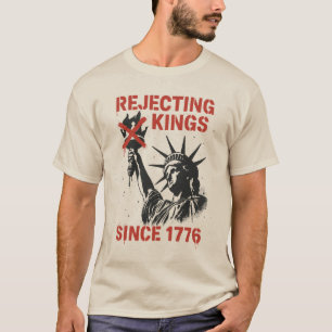 No Kings in America、アメリカに王様はいらないデー 抗議 Tシャツ