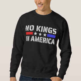 No Kings In America -アンチ君主制 スウェットシャツ