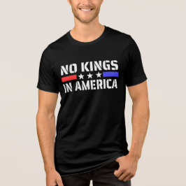 No Kings In America -アンチ君主制 トライブレンドTシャツ