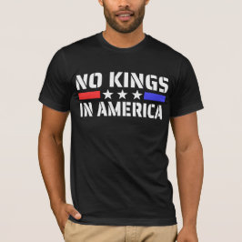 No Kings In America -アンチ君主制 Tシャツ