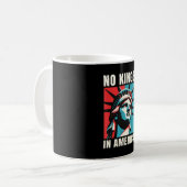 No Kings in America コーヒーマグカップ (正面左)