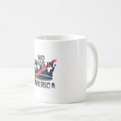No Kings in America コーヒーマグカップ (正面右)