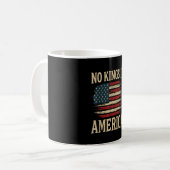 No Kings in America コーヒーマグカップ (正面左)