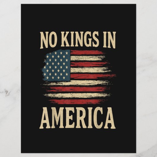 No Kings in America  チラシ (正面)