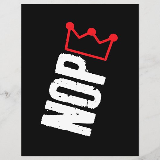 No Kings in America  チラシ (正面)