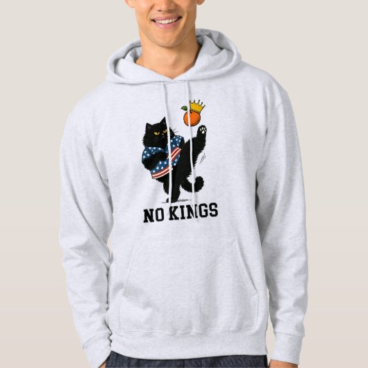 No Kings in America パーカ (正面)