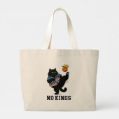 No Kings in America  ラージトートバッグ (裏面)