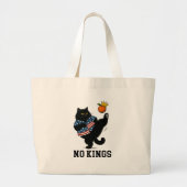 No Kings in America  ラージトートバッグ (正面)