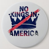 No Kings in America  缶バッジ (正面)