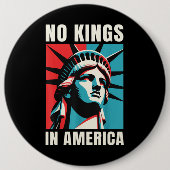 No Kings in America  缶バッジ (正面)