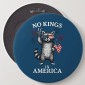 No Kings in America  缶バッジ (正面&裏面)