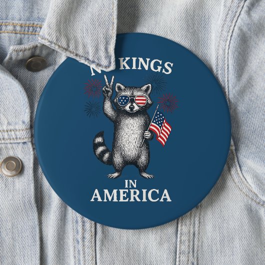 No Kings in America  缶バッジ (インサイチュ)