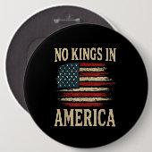 No Kings in America  缶バッジ (正面&裏面)