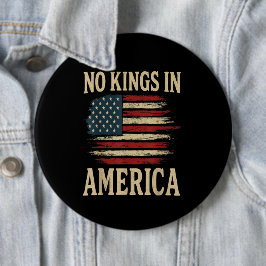 No Kings in America  缶バッジ