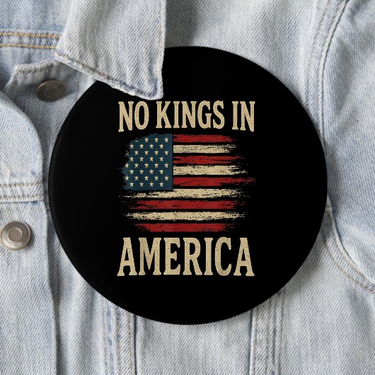 No Kings in America  缶バッジ (インサイチュ)