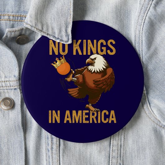 No Kings in America  缶バッジ (インサイチュ)