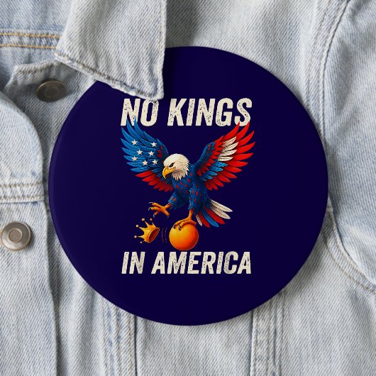 No Kings in America  缶バッジ (インサイチュ)