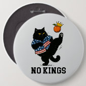 No Kings in America  缶バッジ (正面&裏面)