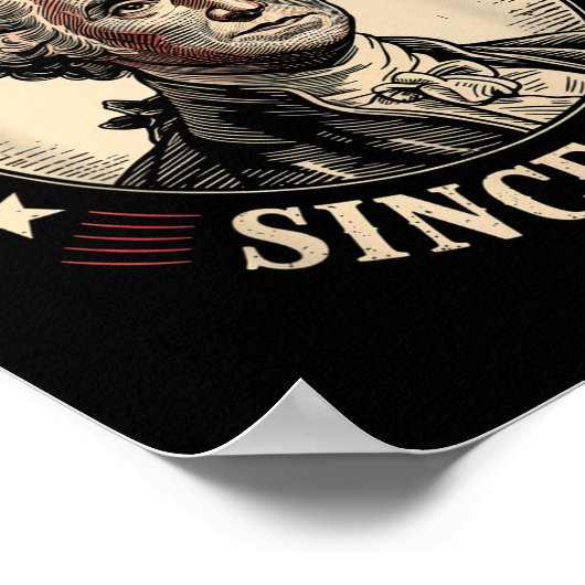 No Kings In America 1776  ポスター (角)