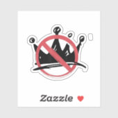 No Kings In America 2025 7月4日 シール (シート)