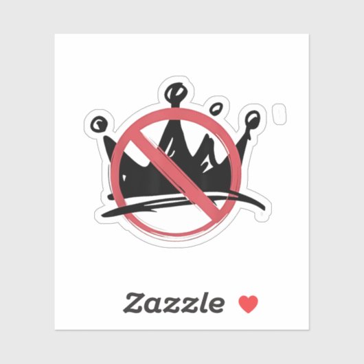 No Kings In America 2025 7月4日 シール (シート)