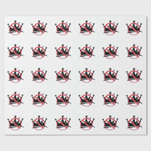 No Kings In America 2025 7月4日 ラッピングペーパー (フラット)