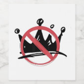 No Kings In America 2025 7月4日 ワインラベル (シングルラベル)