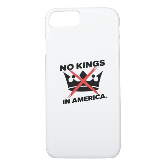 No Kings In America Anti Essential Retro Style Case-Mate iPhoneケース (裏面)