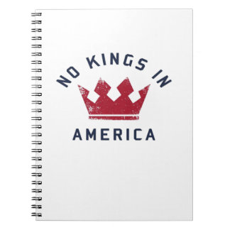 No Kings In America Anti Fascism USA Classic ノートブック