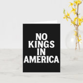 No Kings In America Anti Trump 2 カード (黄色い花)