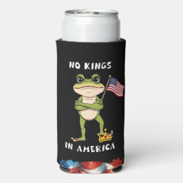 No Kings in America Anti-Trump Protest  スリム缶クーラー