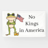 No Kings in America Anti-Trump Protest  横断幕 (横)
