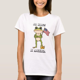 No Kings in America Anti-Trump Protest  Tシャツ