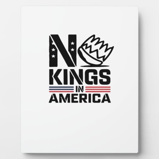 No Kings In America Baby Creative Style フォトプラーク (正面)