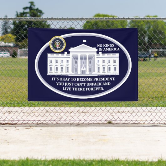 No Kings in America Banner 横断幕 (インサイチュ)