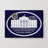 No Kings in America Button 缶バッジ (正面)