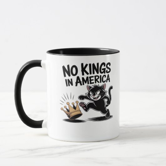 No Kings In America Classic Bold Casual マグカップ (左)