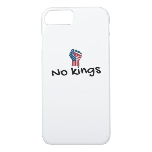 No Kings In America Classic Minimal Clean Case-Mate iPhoneケース (裏面)