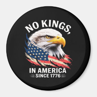 No Kings In America Classic Retro Graphic Design マグネット