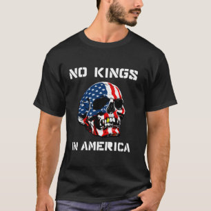 No Kings In America Democracy 統一された州USA Fl Tシャツ