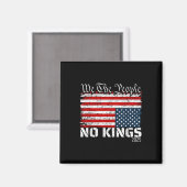 No Kings In America Dismiss Flag Upside We T マグネット (正面/裏面)