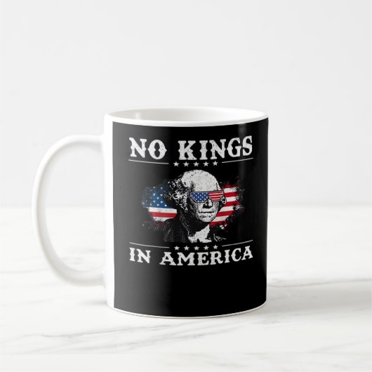 No Kings In America Doge Classic Funny Meme コーヒーマグカップ (左)