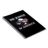 No Kings In America Doge Classic Funny Meme ノートブック (右側)