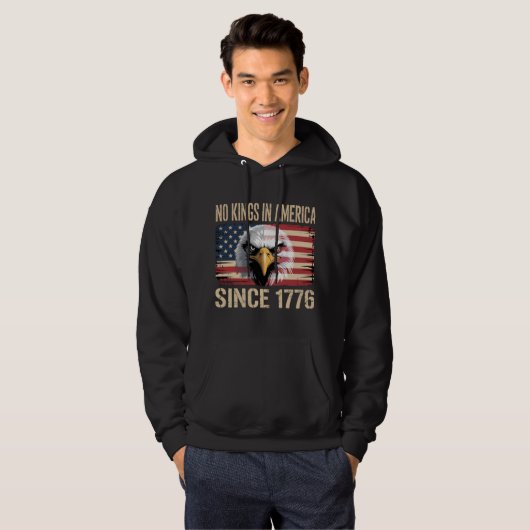 No Kings in America Eagle Graphic パーカ (正面フル)